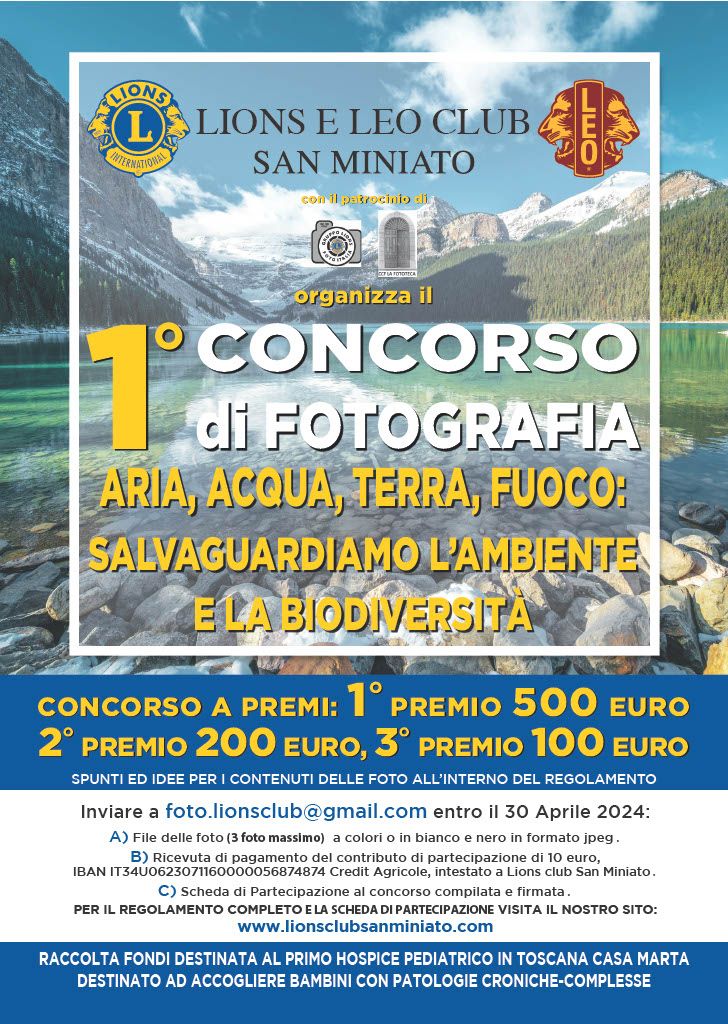 locandina primo concorso fotografico